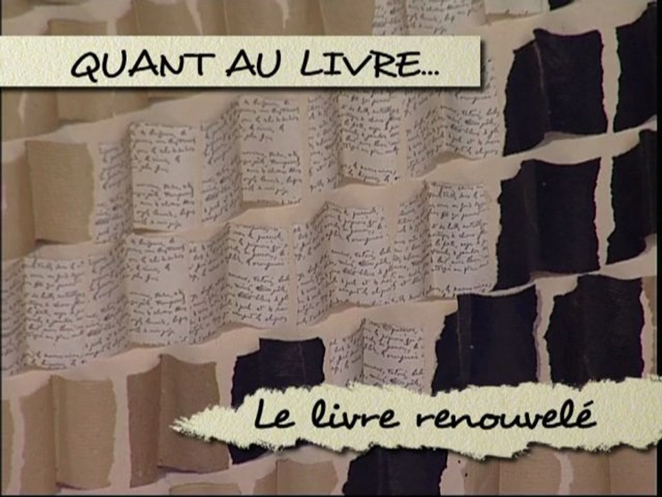Michel Butor, rencontre - Quant au livre, le livre renouvelé