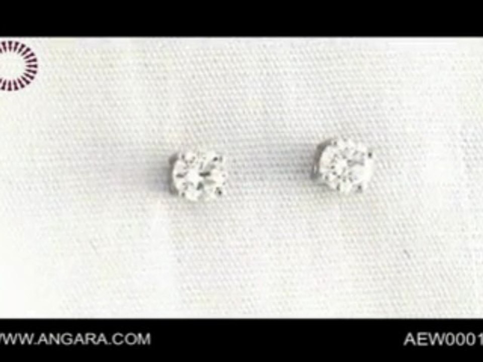 Diamond Studs in 18k White Gold (1/4 ct. tw.)
