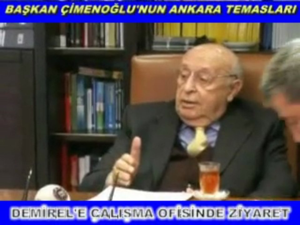 BAŞKAN ÇİMENOĞLU'NUN DEMİREL'İ  ZİYARETİ-5