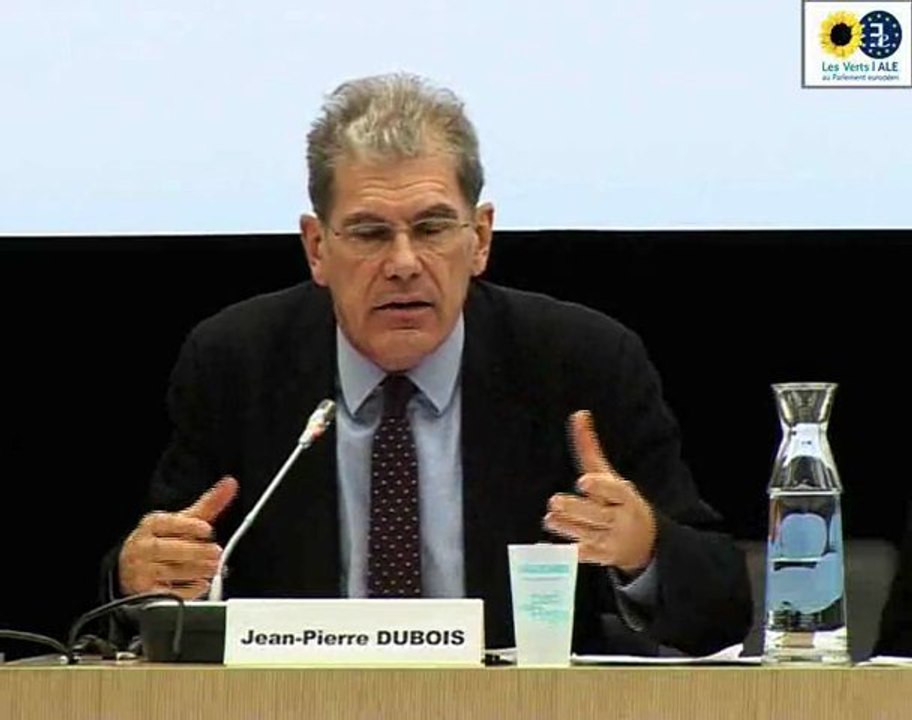 Jean-Pierre DUBOIS (LDH) 1/2 Forum Copenhague EuropeEcologie