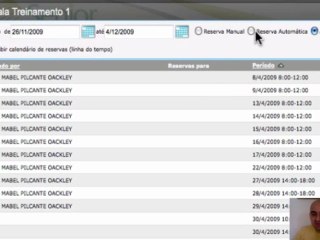 Agendando salas na GCS on-line