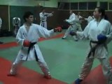 KSE - Laurine Furbatto - entrainement kumite