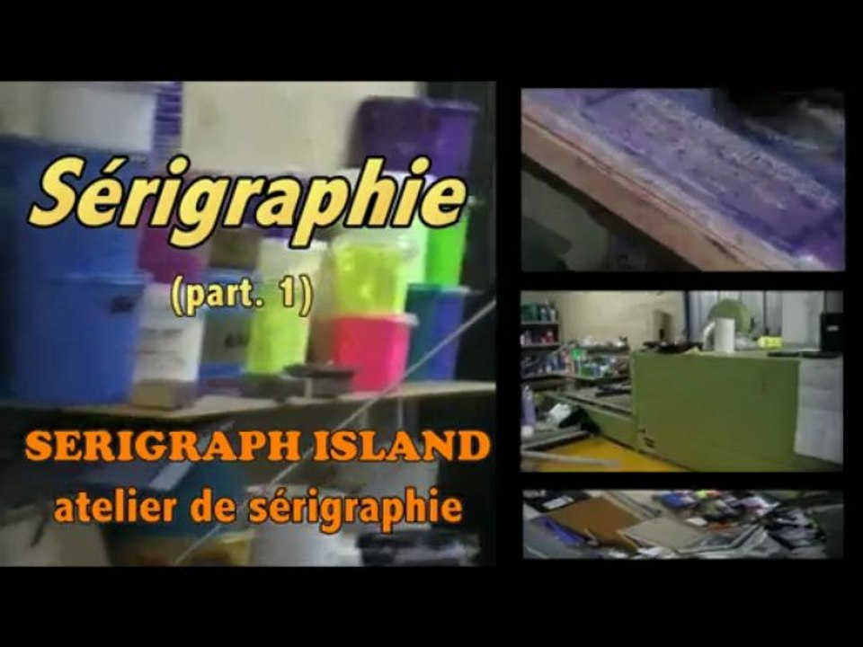 Sérigraphie (Part 1) à Serigraph Island