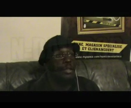 Alpha 5.20 en studio pour la B.O du film African Gangster