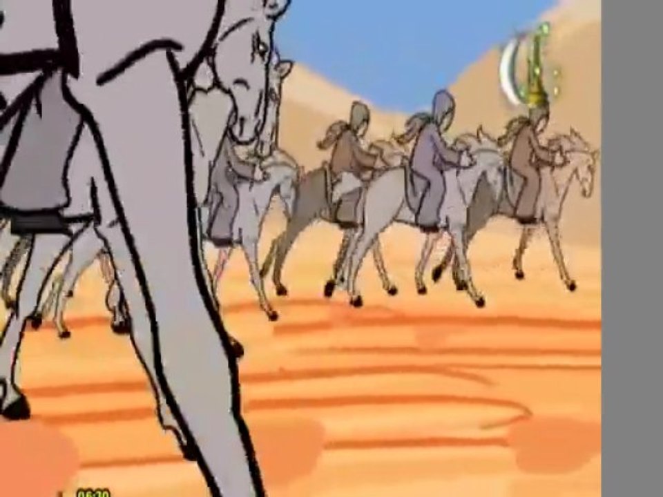 Dessins animés sur la Sirat du Prophète (ص) n°13 sur 29