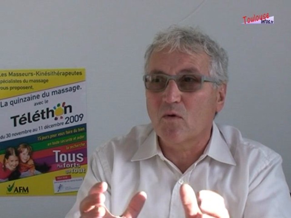 Participation des masseurs-kinésithérapeutes au Téléthon.