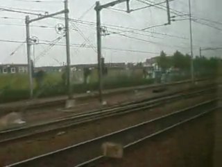 3.1 vertrek Dordrecht zicht op lijn ri Geld.