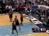 NBA Deron Williams throws a nice pass to Ronnie Brewer, who