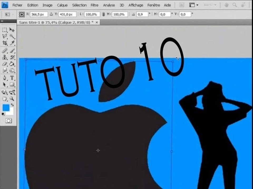 FreD || Tutorial photoshop #10 faire une  pub Ipode