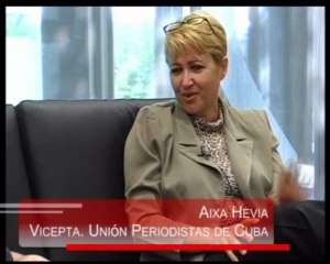 Aixa Hevia Vicepresidenta de la Unión de Periodistas de Cuba