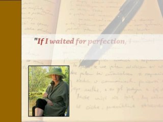 Perfectionism and Writer’s Block