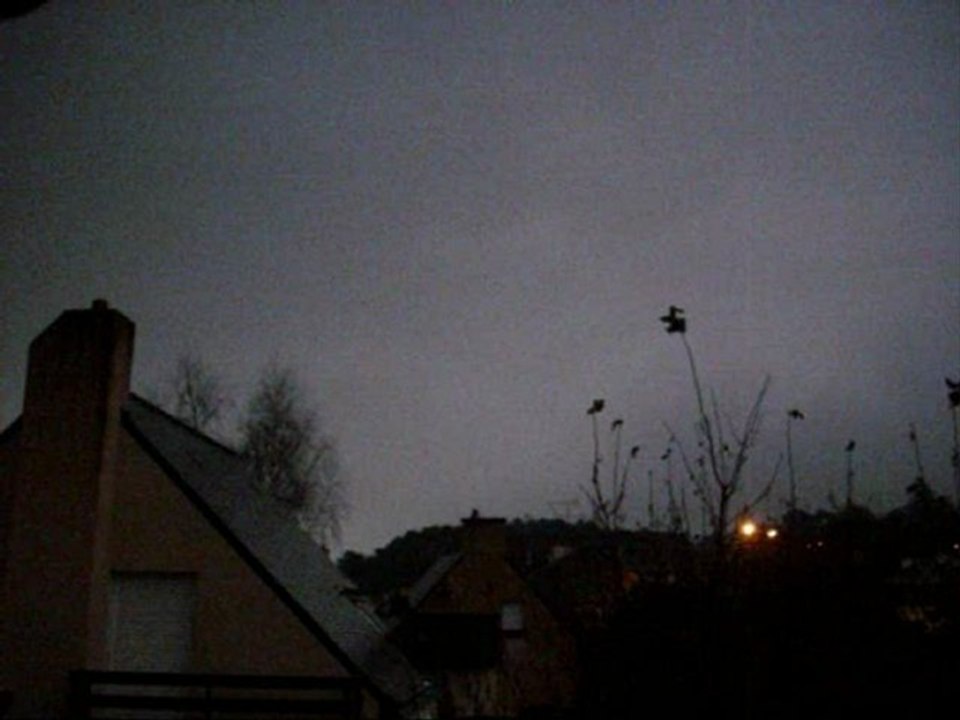 Orage à Hennebont le 27 novembre 2009