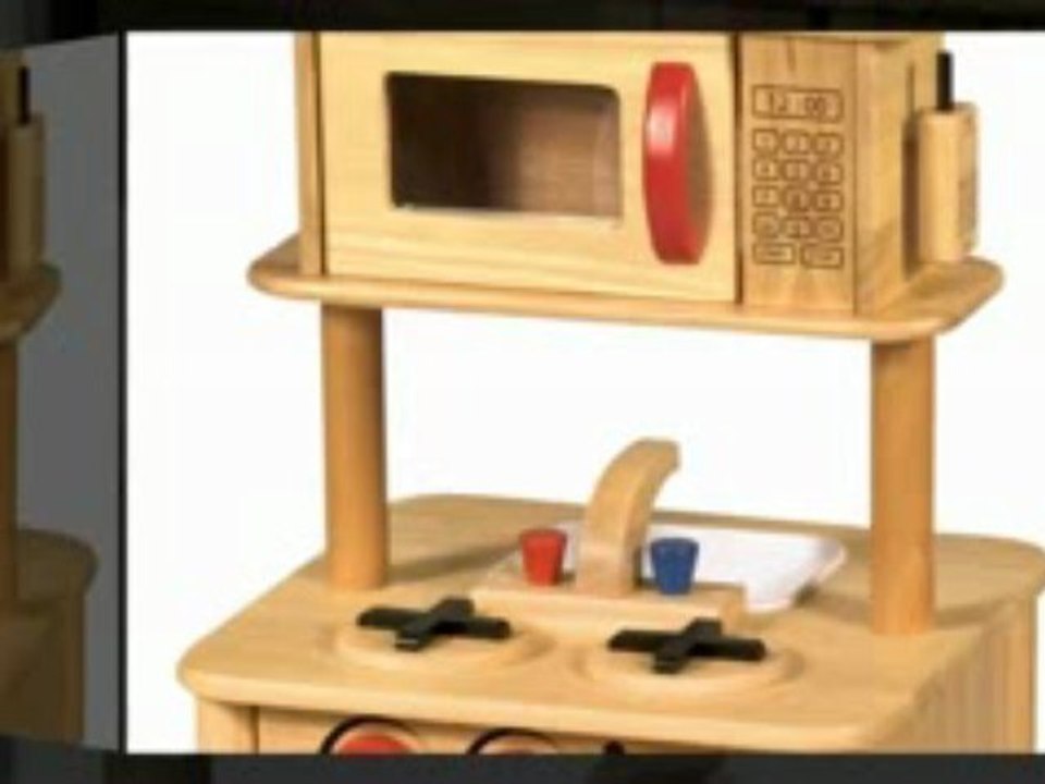 Guidecraft G97258 Pretend Play Kitchens Natural Wood