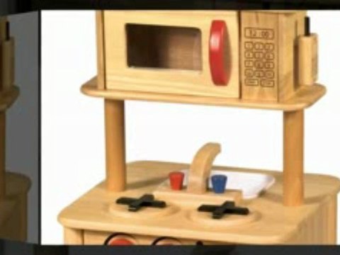 Guidecraft G97258 Pretend Play Kitchens Natural Wood