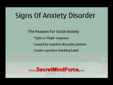 Anxiety Disorder - Control the Symptoms of Anxiety Disorder