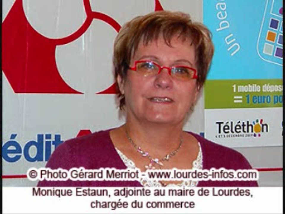 Téléthon : Crédit Mutuel, commerçants et mairie ensemble