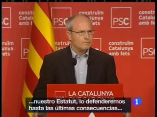 President José Montilla defenderá el Estatut