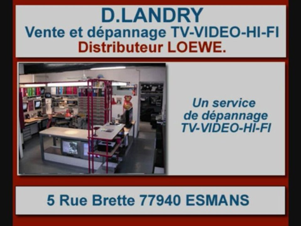 D.LANDRY Vente et dépannage TV-VIDEO-HI-FI