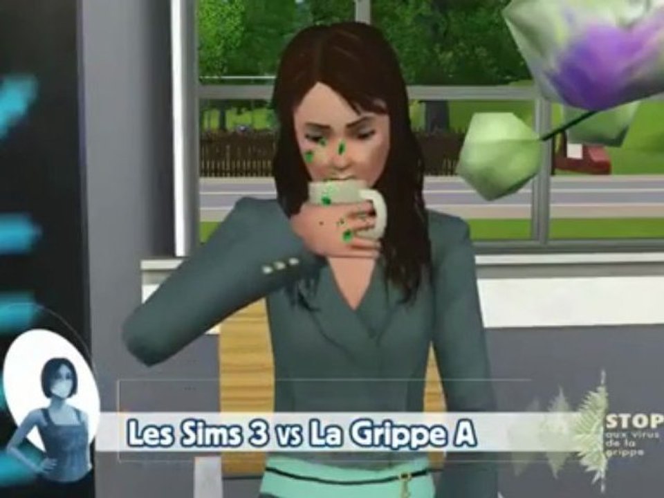 Grippe A dans Les Sims 3