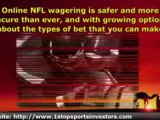 NFL Wagering with Online Sportsbooks