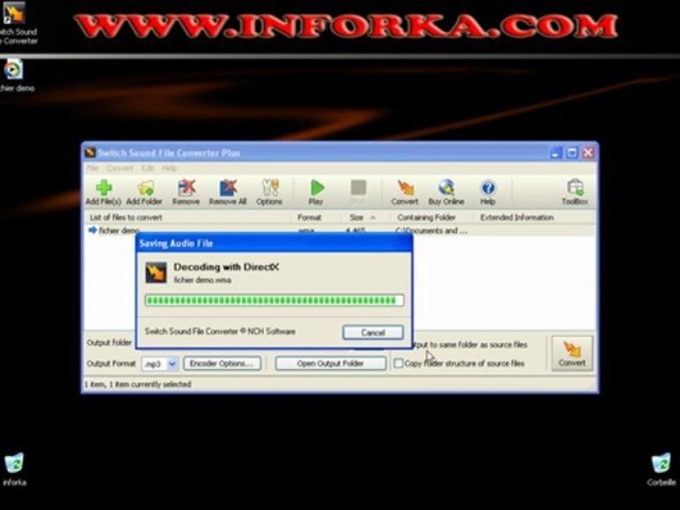 Convertir vos fichiers audios avec Switch Audio File Convers