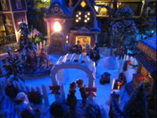 village de noel 2009 de nuit