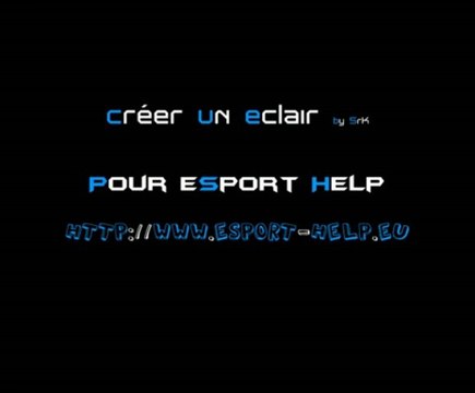 tuto [PHOTOSHOP] crée un éclair by SrK pour eSport Help