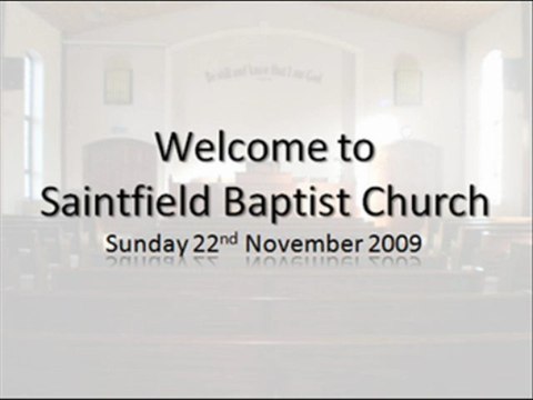 291109 - Morning service part 1