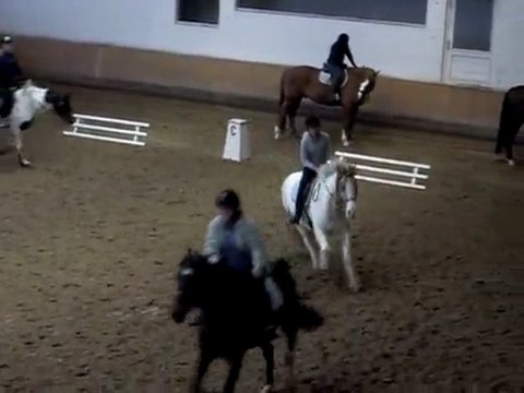 Marion et Mika, chute debout !! petit galop CHV