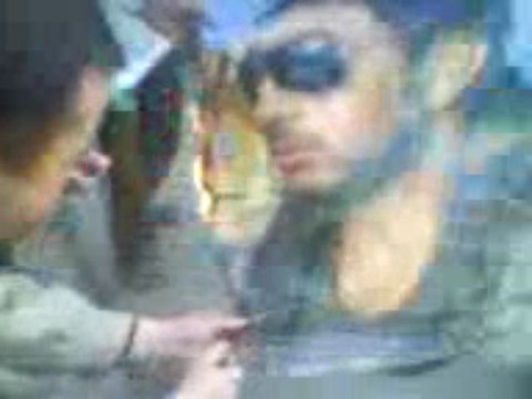 Burn pictures Tamer Hosni in Algérie..