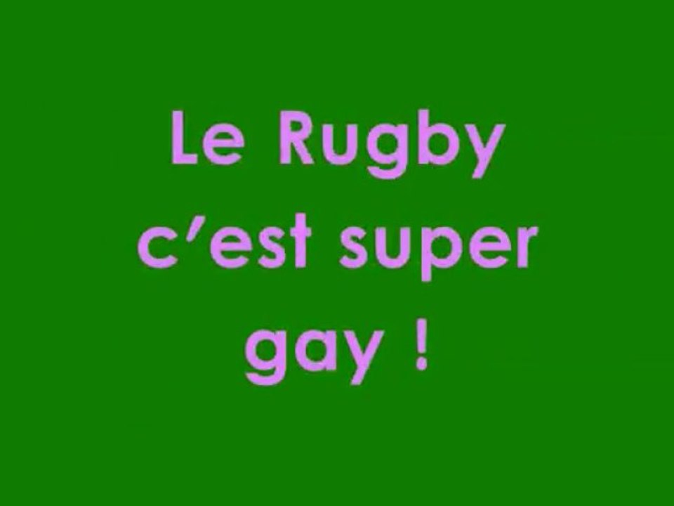 Cauet - Le Rugby c'est super gay ! (by toto et boubou group)