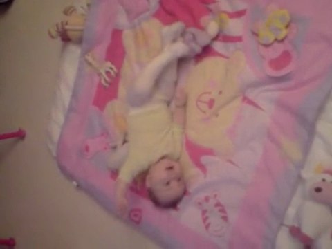 océane 6 mois roulé-boulé après 1 mois d'entrainement !