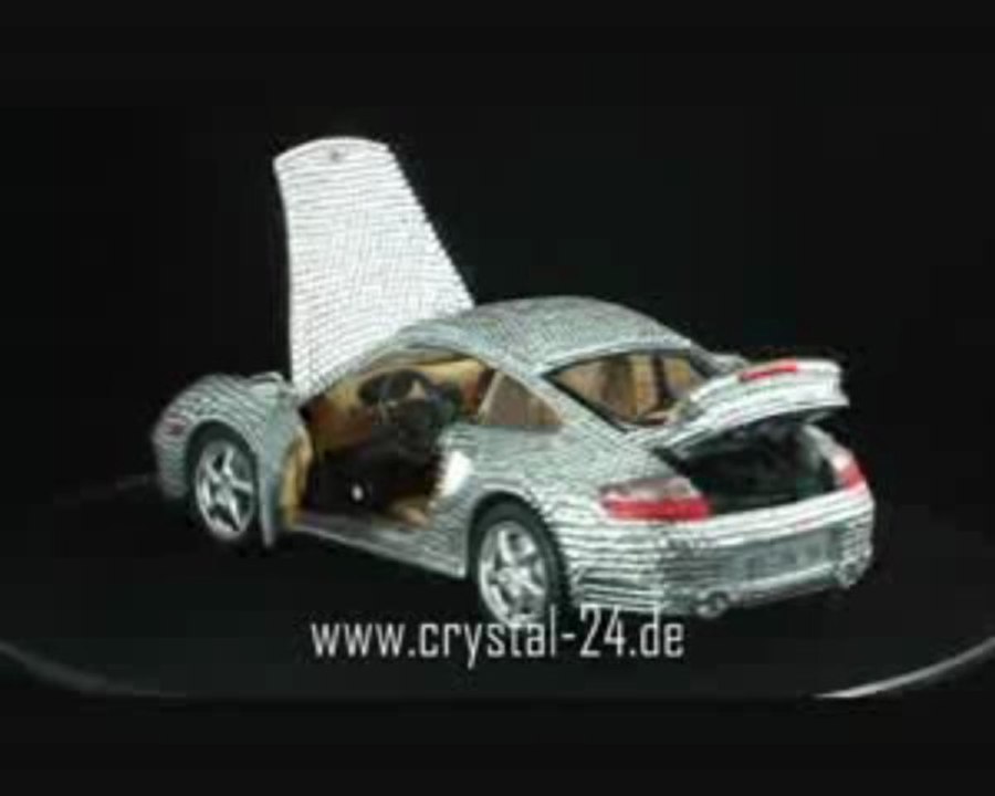 Porsche carrera turbo 1:18 crystal swarovski edition