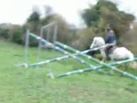Anne et Jimbo en entrainement à la maison