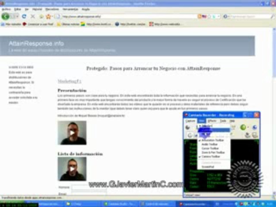 Configura Basica Camtasia.Captura Video+Audio PC