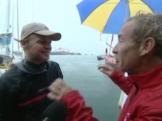 Transat Jacques Vabre 2009 19 Arrivée de Veolia et W Hotels