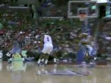 NBA Marcus Camby goes around Rudy Gay for a pretty pass to A