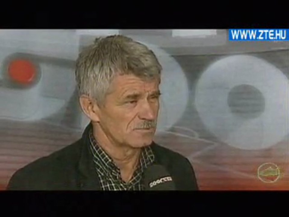 2009.11.29 Csank János riport a DVSC elleni bajnoki előtt