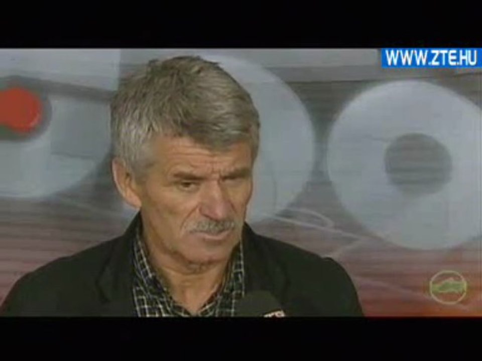 2009.11.29 Csank János riport a Debrecen elleni bajnoki után