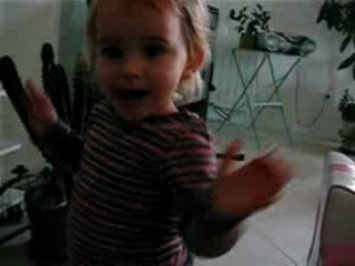 Novembre 2009 : suzie remercie martine et freddy en dansant