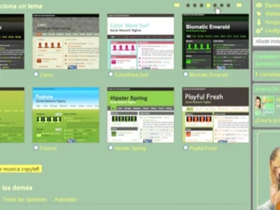 PROMOCION MUSICOS - MUSICACOPYLEFT.ES - CONFIGURAR ESPACIO