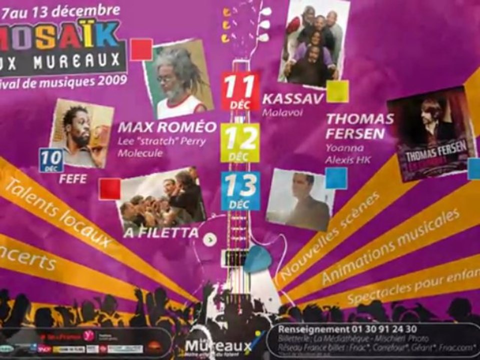 Festival Mosaik aux Mureaux, du 7 au 13 décembre 2009