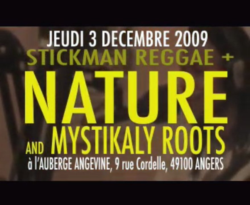NATURE with MYSTIKALY ROOTS BAND + STICKMAN REGGAE (teaser)