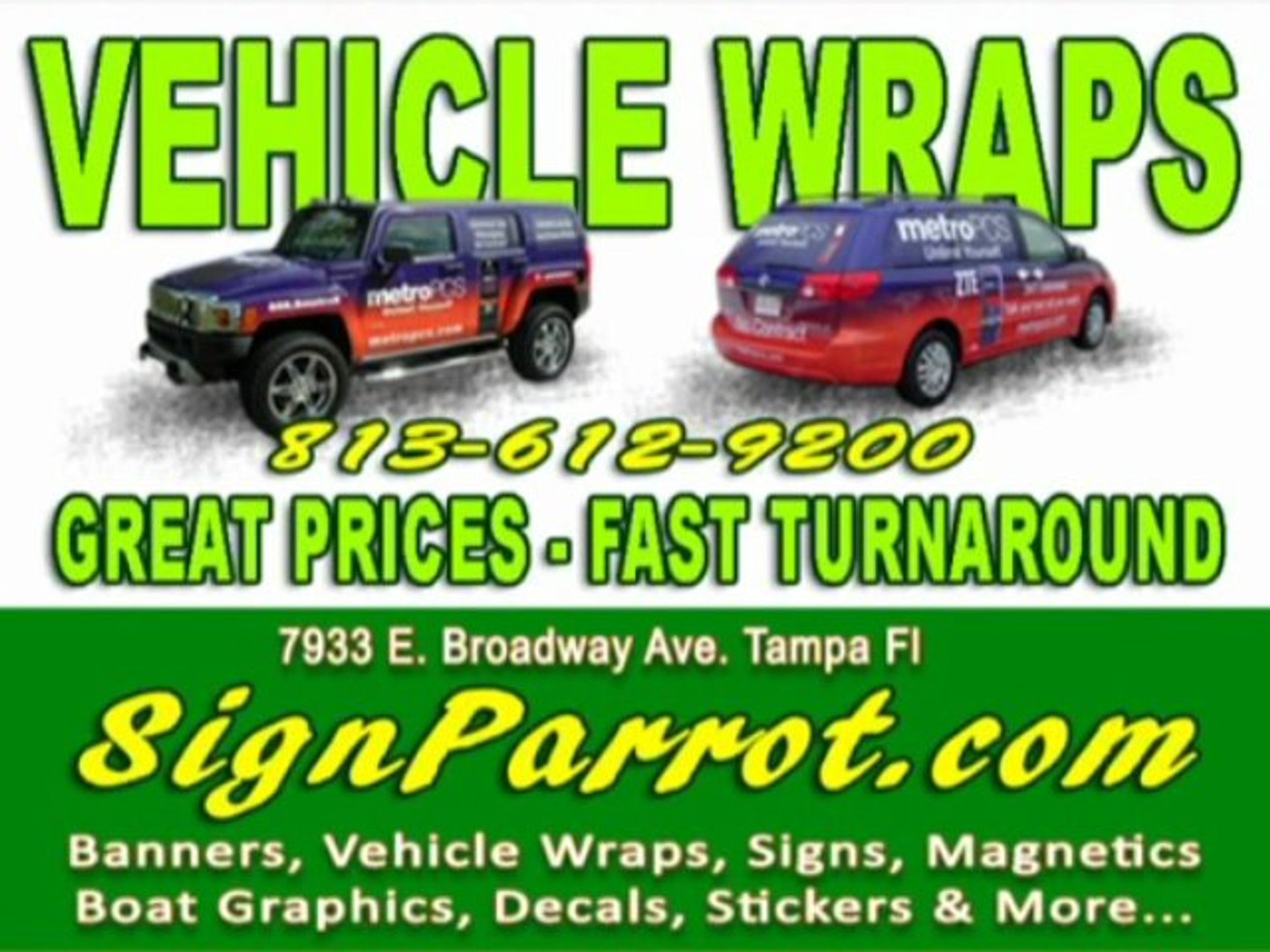 ⁣Clearwater Florida Vehicle Wrap