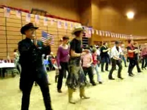 Soirée danse country à Luisant le 27 novembre 2009