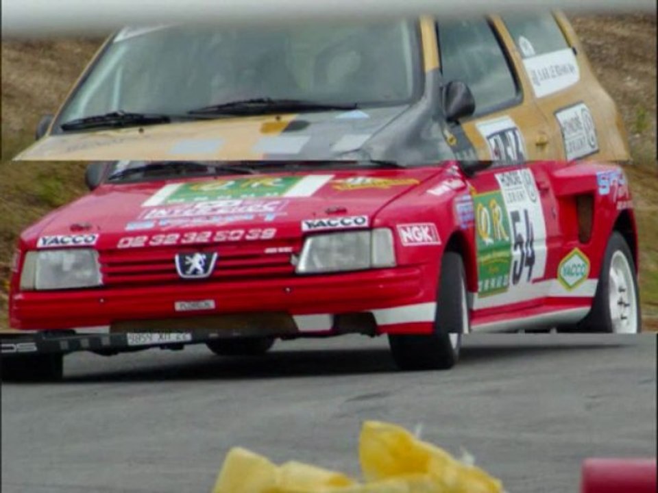 COURSE part 2 "Les voitures de slalom" Guéhenno VANNES 2009