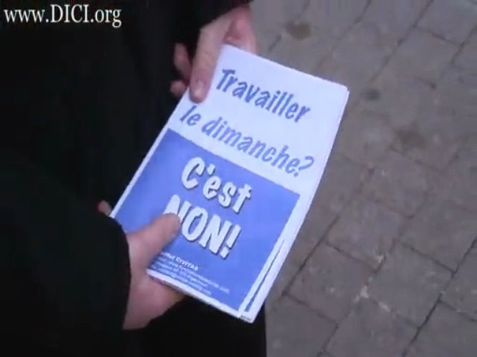 Contre le travail le dimanche