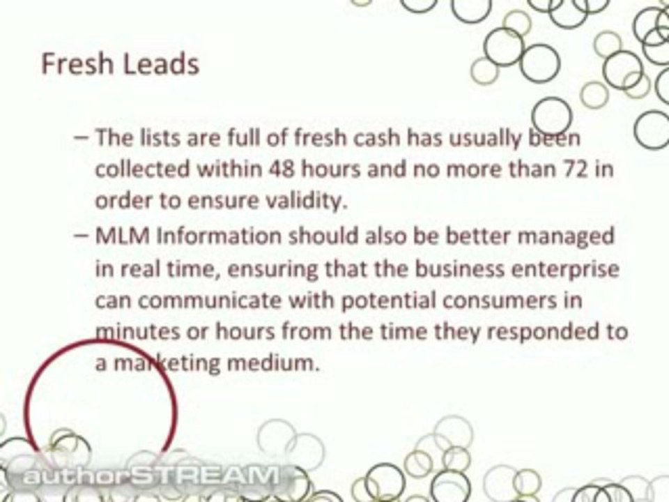 Targeted MLM Lead