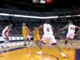 NBA Dahntay Jones  rises up and goes right over and through