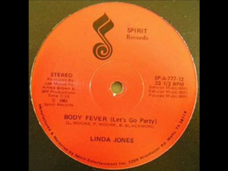 linda jones 'body fever'